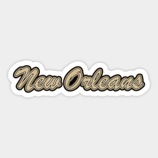 Football Fan of New Orleans Sticker